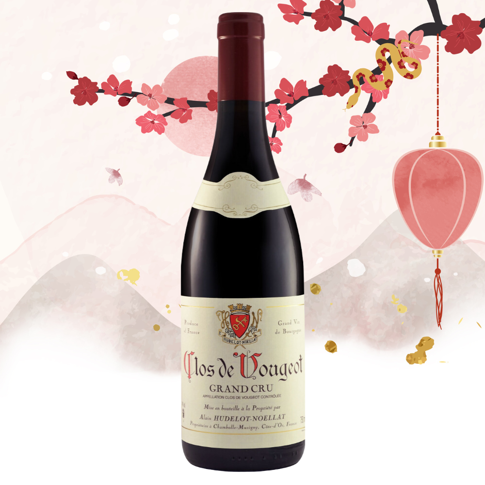 Alain Hudelot-Noellat Clos de Vougeot Grand Cru 750ml Burgundy Red Wine - Grand Vin Pte Ltd