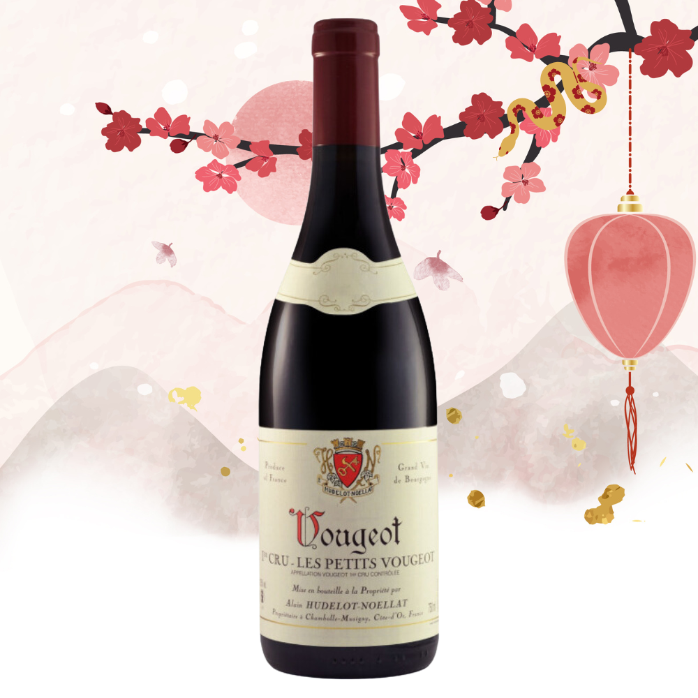 Alain Hudelot-Noellat Vougeot 1er cru Les Petits Vougeot 750ml Burgundy Red Wine - Grand Vin Pte Ltd