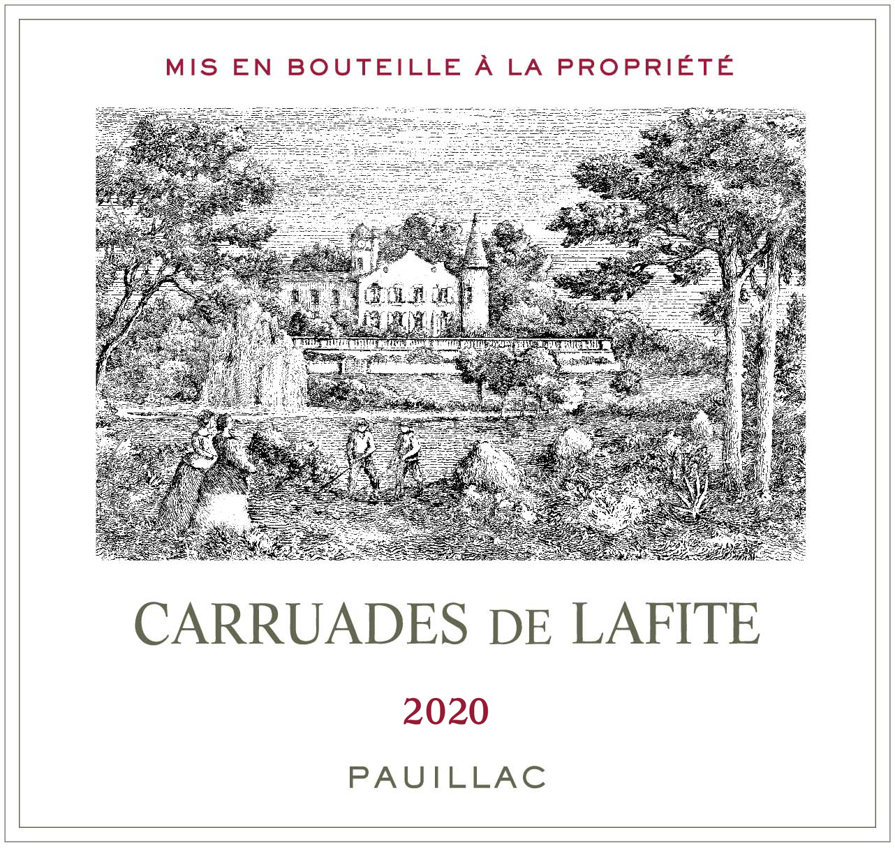 Carruades De Lafite label