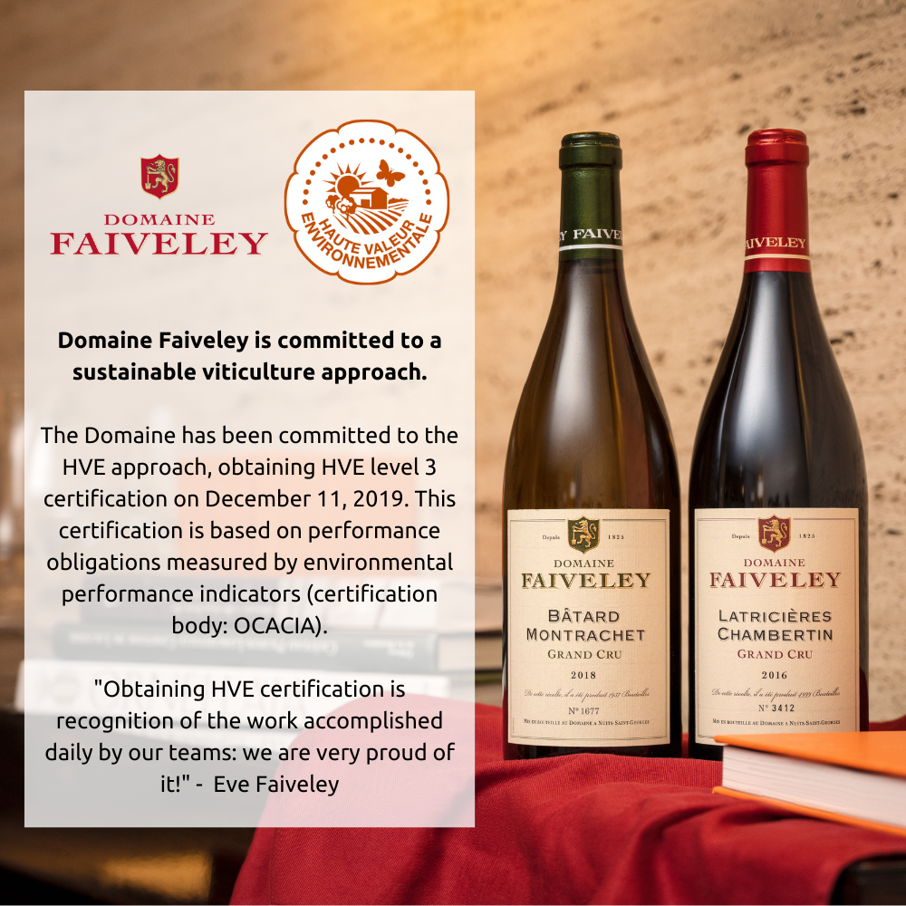 Domaine Faiveley HEV Level 3 Certification - Grand Vin