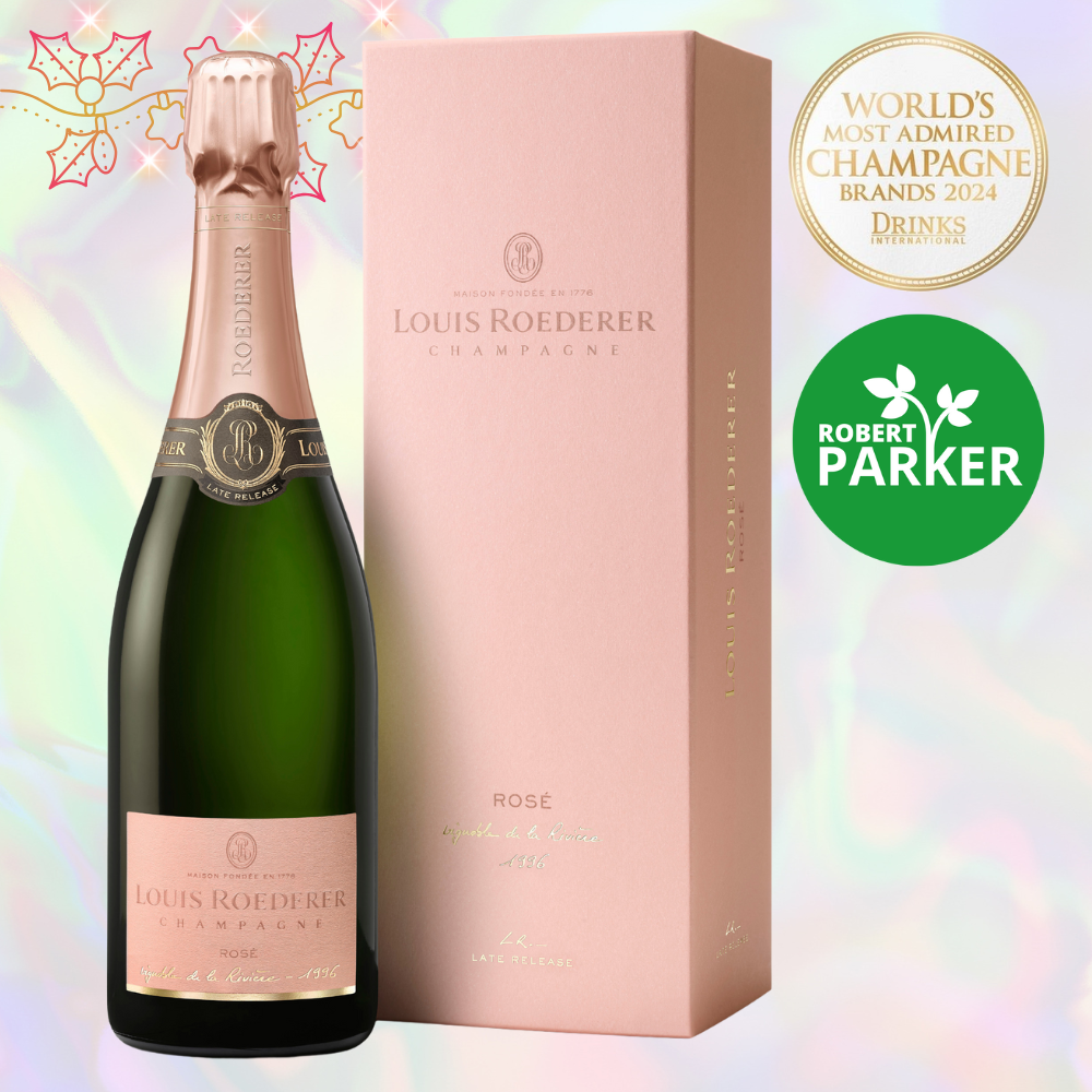 Louis Roederer Brut Rose Late Release (Deluxe Giftbox) 750ml Champagne - Grand Vin Pte Ltd