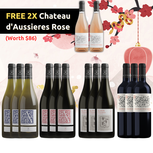 AUSSIERES FESTIVE PACK OF 12