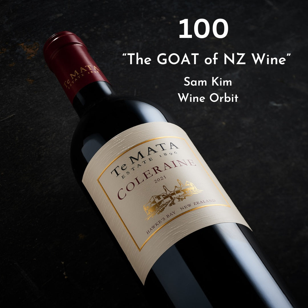 Te Mata Coleraine Label Shot - Red Wine GOAT of NZ Wine