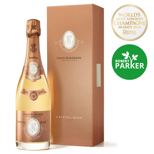 Louis Roederer Cristal Rose (Gift Box) 1500ml Champagne Wine - Grand Vin Pte Ltd