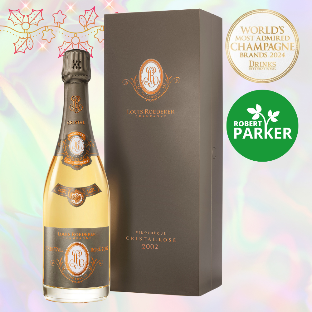 Louis Roederer Cristal Rosé Vinotheque (Giftbox) 750ml Champagne - Grand Vin Pte Ltd