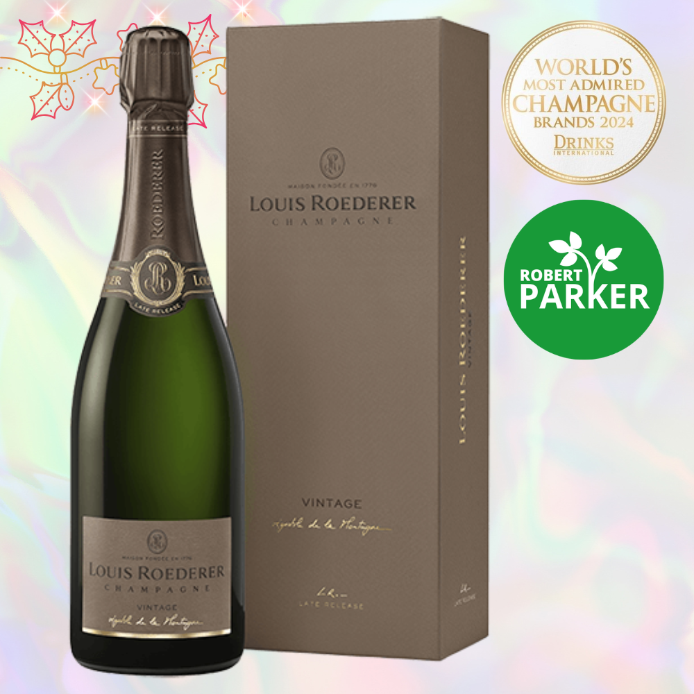 Louis Roederer Brut Vintage Late Release (Deluxe Giftbox) 750ml Champagne - Grand Vin Pte Ltd