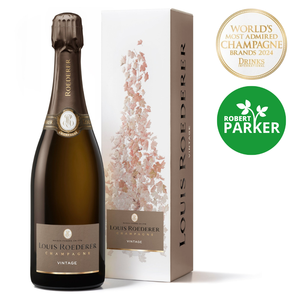 Louis Roederer Brut Vintage (Graphic Gift Box) 750ml Champagne Wine - Grand Vin Pte Ltd