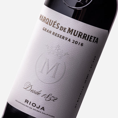 Marqués De Murrieta Gran Reserva label - Grand Vin Pte Ltd