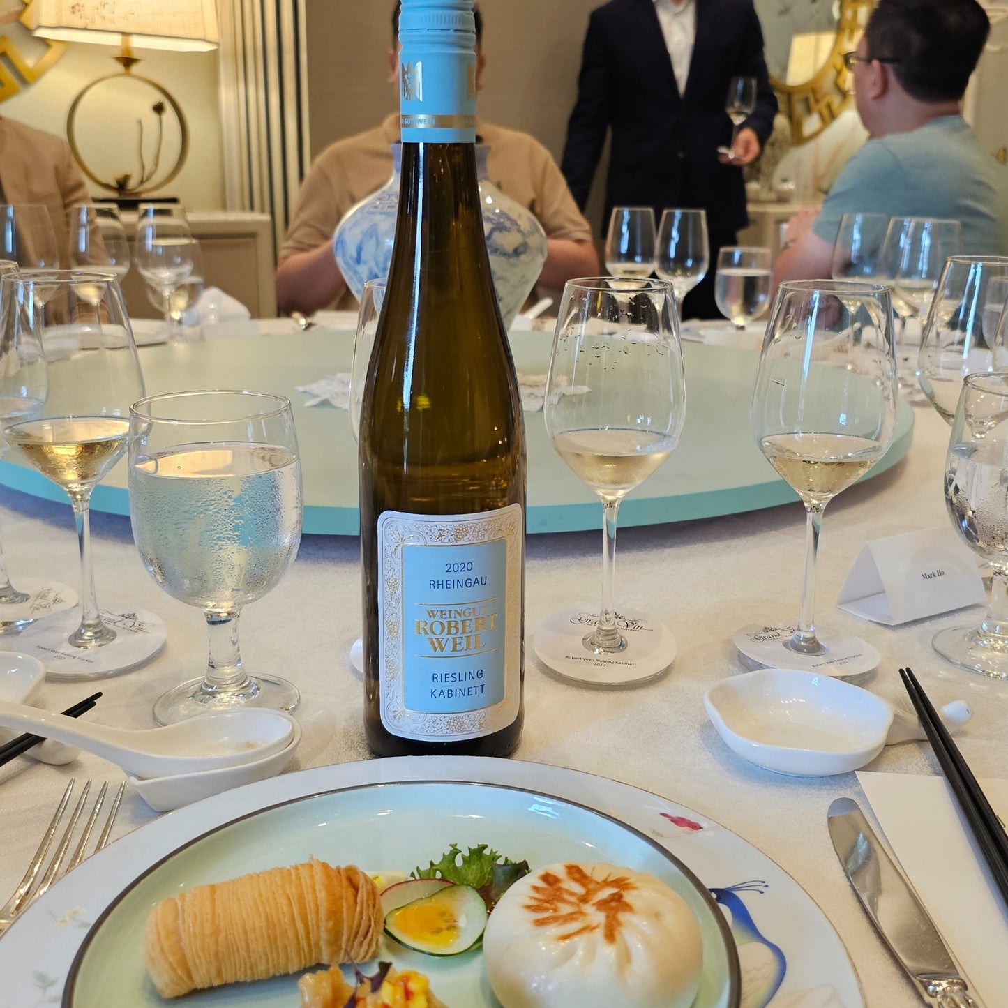 Robert Weil Riesling Kabinett wine dinner event