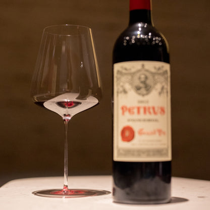 Zalto Bordeaux Glass with Petrus wine - Grand Vin Pte Ltd